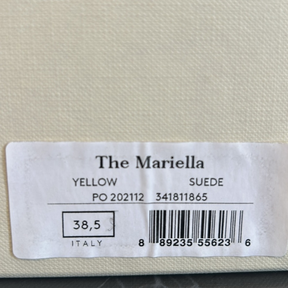 M Gemi - Mariella yellow suede clog EU size 38.5 - Picture 5 of 5